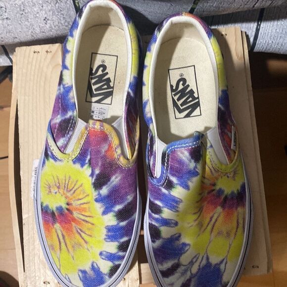 New Vans Classic Slip-On Washed Tie Dye Size 7 Women's size 5.5 Mens - Picture 8 of 10